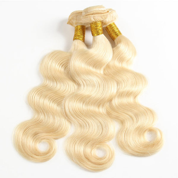 Goddess Platinum Blonde Body Wave Bundles