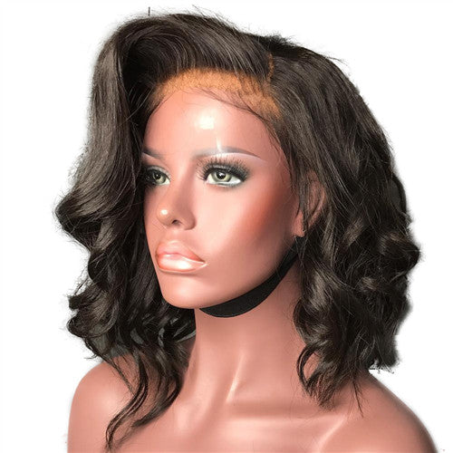 Natural Transparent Lace Bob Wigs